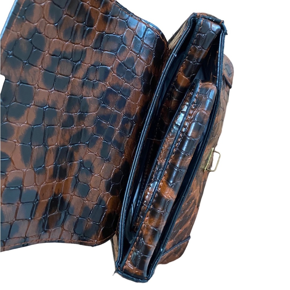 Flap Leopard Print PU Shoulder Bag - Picture 4 of 4